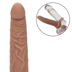 Dildo realistico vibrante indossabile mulatto Dildo realistico vibrante indossabile mulatto