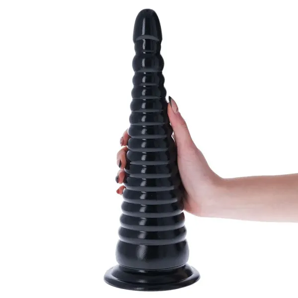 Buttplug Maxi cono Burren nero 32,5 cm