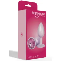 Plug Anale shine like a star ToyJoy 7 cm rosa Plug Anale shine like a star ToyJoy 7 cm rosa