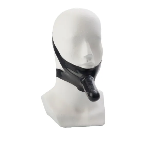 Dildo per viso indossabile nero 12,75 cm