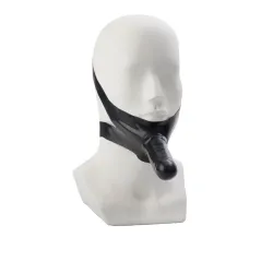 Dildo per viso indossabile nero 12,75 cm Dildo per viso indossabile nero 12,75 cm