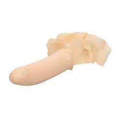 Dildo per viso indossabile chiaro 12,75 cm Dildo per viso indossabile chiaro 12,75 cm