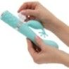 Vibratore rabbit Kinky celeste Vibratore rabbit Kinky celeste