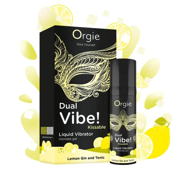 Gel intimo vibrante Lemon Gin Tonic 15 ml