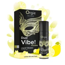 Gel intimo vibrante Lemon Gin Tonic 15 ml Gel intimo vibrante Lemon Gin Tonic 15 ml