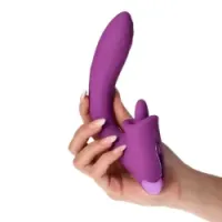 Vibratore 2 in 1 con lingua Lick&Vibe viola
