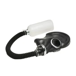 Maschera antigas fetish inalatore e flacone Maschera antigas fetish inalatore e flacone