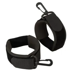 Polsiere BDSM in tessuto regolabili nere Polsiere BDSM in tessuto regolabili nere