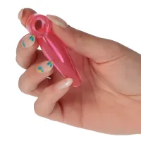 Plug anale rosa da dito 7,2 cm