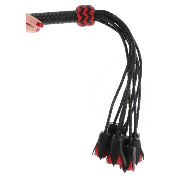 Frusta BDSM vera pelle Hidden Desire roses