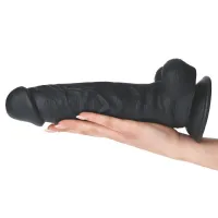 Fallo realistico XXL Big Arm nero 27,5 cm