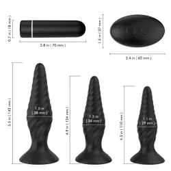 Set 3 plug anali vibranti Old Manners Set 3 plug anali vibranti Old Manners