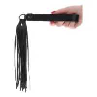 Flogger BDSM in vera pelle 42 cm