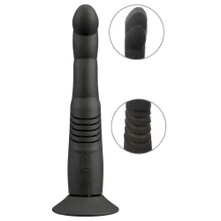Vibratore punto G e P nero 26 cm Vibratore punto G e P nero 26 cm
