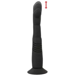 Vibratore punto G e P nero 26 cm Vibratore punto G e P nero 26 cm