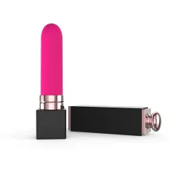 Vibratore mini rossetto rosa 10 cm Vibratore mini rossetto rosa 10 cm