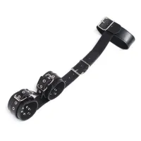 Set Manette collare costrittivo BDSM nero