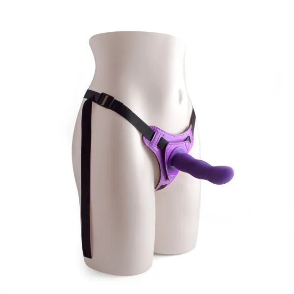 Cintura strapon e fallo Active viola 12 cm