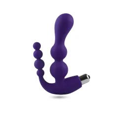 Fallo anale vibrante in silicone viola Fallo anale vibrante in silicone viola