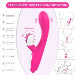 Vibratore Rabbit Precious Love fucsia Vibratore Rabbit Precious Love fucsia