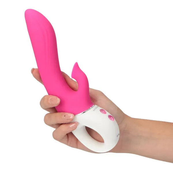 Vibratore Rabbit e succhia clitoride 22,5 cm