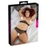 Completo sexy aperto 2 pz pizzo nero Completo sexy aperto 2 pz pizzo nero