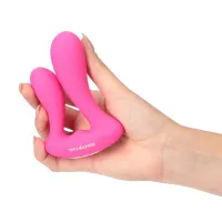 Vibratore doppio con telecomando Satisfied