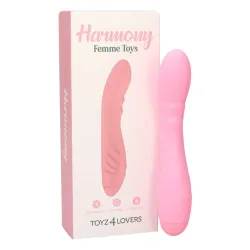 Vibratore Punto G silicone Harmony rosa 20 cm Vibratore Punto G silicone Harmony rosa 20 cm