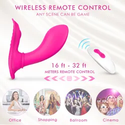Vibratore vaginale Erotic Dream fucsia Vibratore vaginale Erotic Dream fucsia