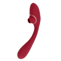 Succhia clitoride e vibratore Red Shape Succhia clitoride e vibratore Red Shape