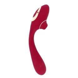 Succhia clitoride e vibratore Red Shape Succhia clitoride e vibratore Red Shape