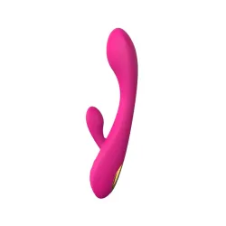 Vibratore rabbit con stimola clitoride fucsia Vibratore rabbit con stimola clitoride fucsia