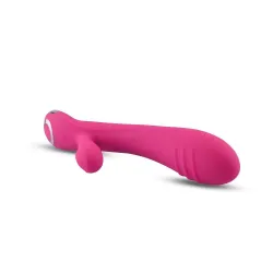 Vibratore rabbit stimolatore clitoride fucsia Vibratore rabbit stimolatore clitoride fucsia