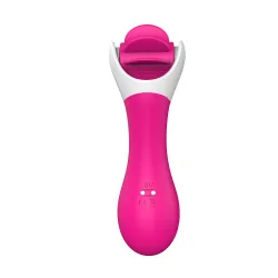 Vibratore stimola clitoride + lingue 13,6 cm Vibratore stimola clitoride + lingue 13,6 cm