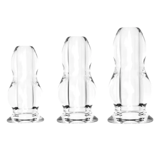 Dilatatori anali 3 pz trasparenti Triplets