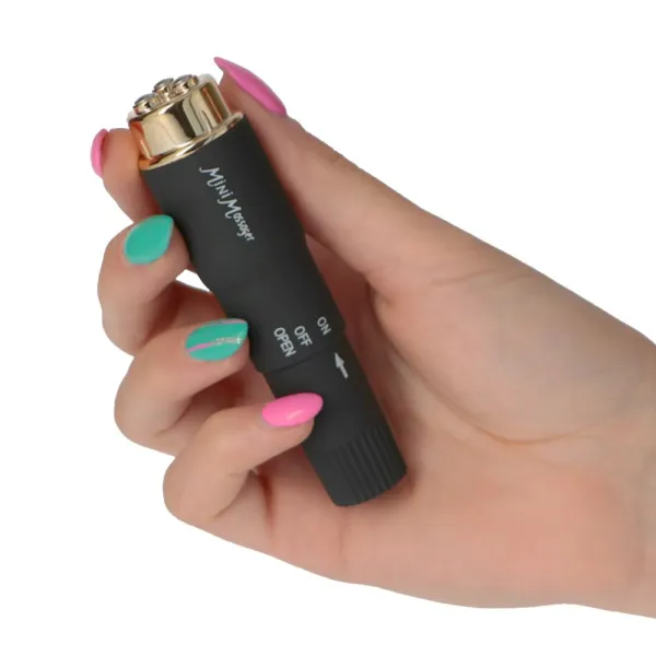 Mini stimolatore vaginale ON/OFF nero