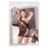 Mini abito sexy elasticizzato nero Mini abito sexy elasticizzato nero