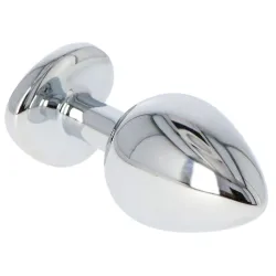 Plug anale metallo cuore chiaro Medium 7 cm Plug anale metallo cuore chiaro Medium 7 cm
