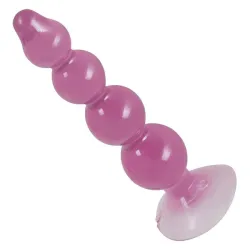 Plug Anale rosa perline graduate Plug Anale rosa perline graduate