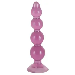 Plug Anale rosa perline graduate Plug Anale rosa perline graduate