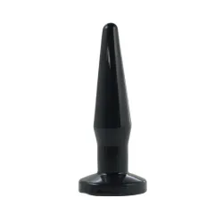 Plug anale principianti slim nero 10 cm Plug anale principianti slim nero 10 cm
