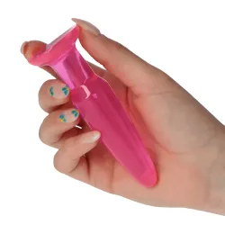 Buttplug small rosa trasparente 11,5 cm Buttplug small rosa trasparente 11,5 cm