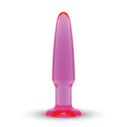 Buttplug small rosa trasparente 11,5 cm Buttplug small rosa trasparente 11,5 cm