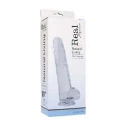 Dildo realistico XL trasparente 25 cm Dildo realistico XL trasparente 25 cm