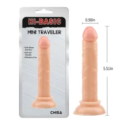 Dildo con ventosa Mini Traveler 14 cm Dildo con ventosa Mini Traveler 14 cm
