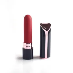 Mini Vibratore rossetto rosso Vanity 11 cm Mini Vibratore rossetto rosso Vanity 11 cm