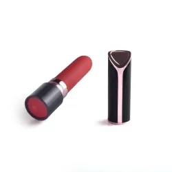 Mini Vibratore rossetto rosso Vanity 11 cm Mini Vibratore rossetto rosso Vanity 11 cm
