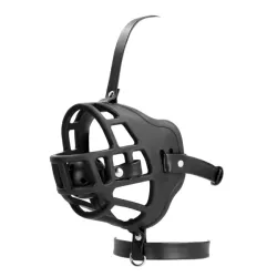 Museruola BDSM regolabile con ball gag Museruola BDSM regolabile con ball gag