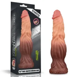 Dildo Monster nature bicolor silicone 24,5 cm Dildo Monster nature bicolor silicone 24,5 cm