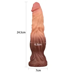 Dildo Monster nature bicolor silicone 24,5 cm Dildo Monster nature bicolor silicone 24,5 cm